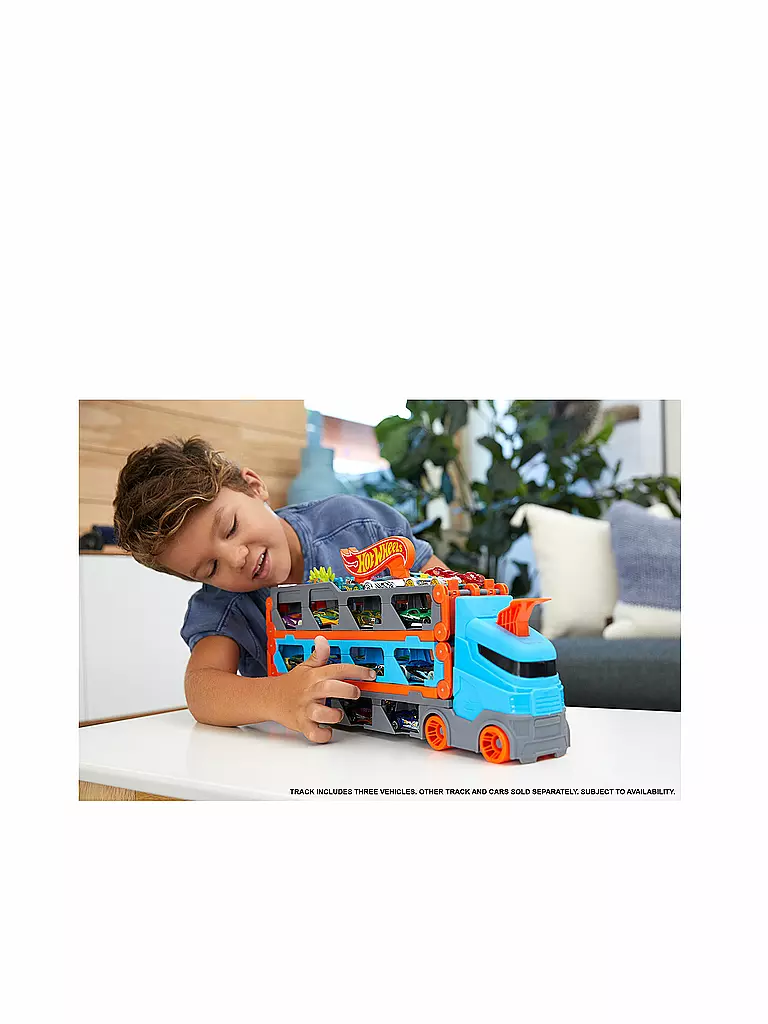 HOT WHEELS 2-in-1 Rennbahn-Transporter keine Farbe