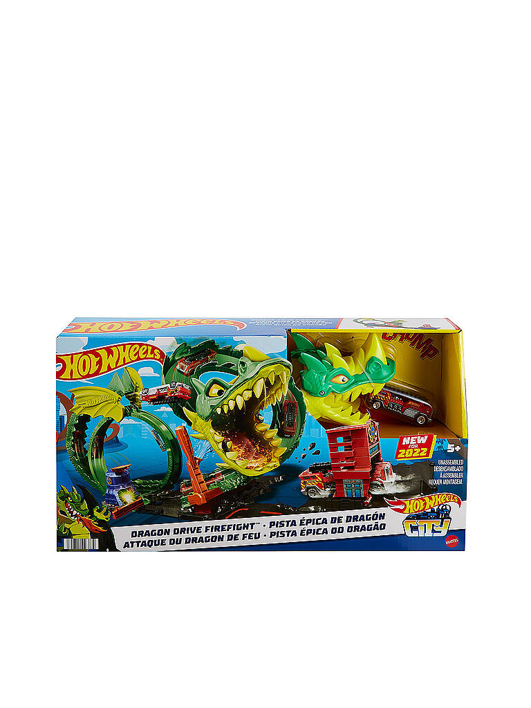 HOT WHEELS | Hot Wheels City Drachenangriff Spielset | keine Farbe