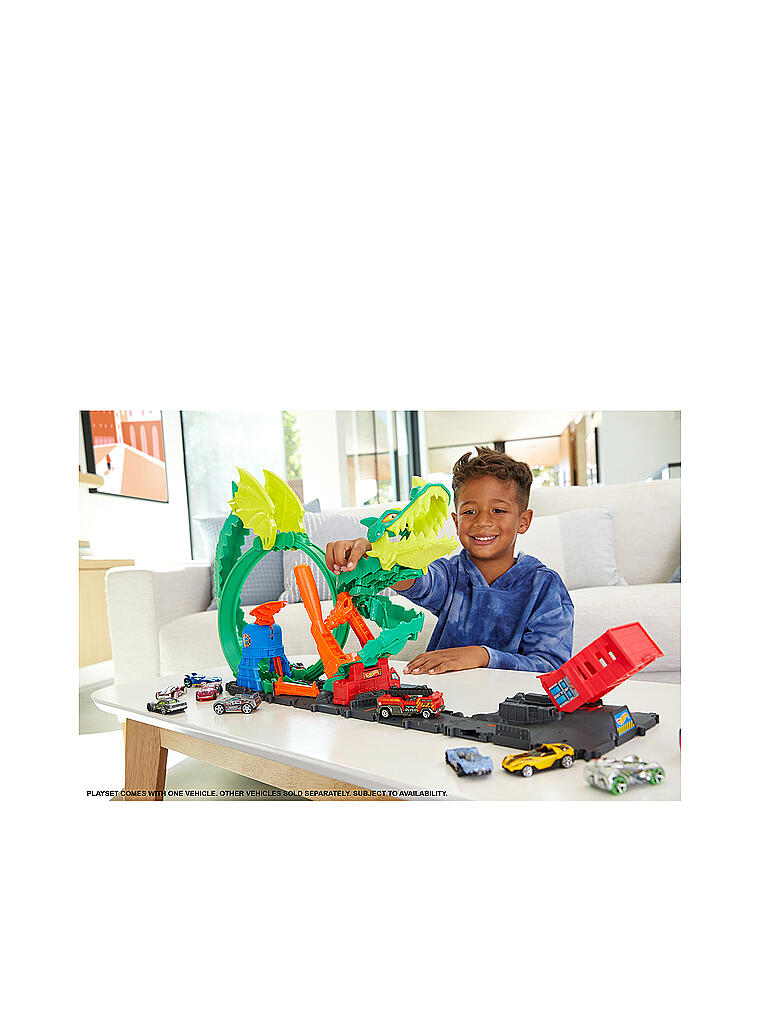 HOT WHEELS | Hot Wheels City Drachenangriff Spielset | keine Farbe