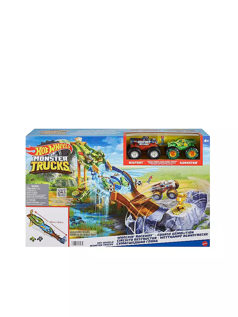 HOT WHEELS | Hot Wheels Monster Trucks Wettkampf Rennstrecke | keine Farbe