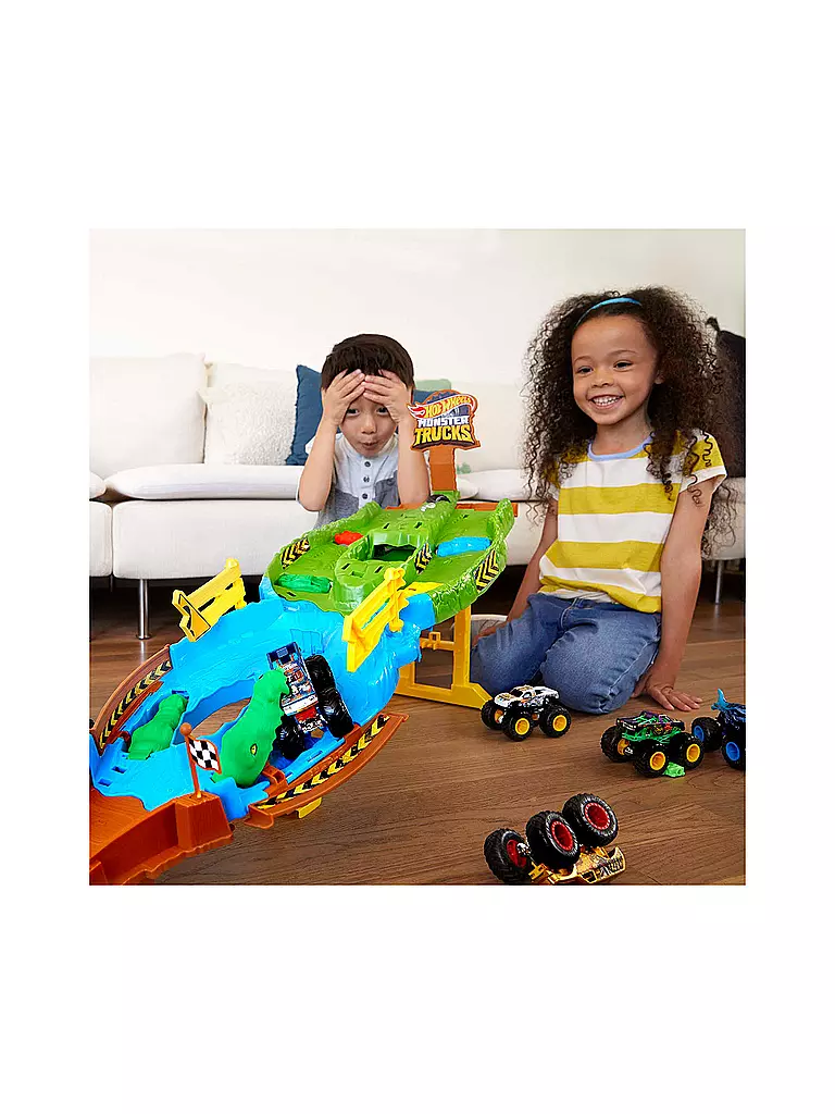 HOT WHEELS | Hot Wheels Monster Trucks Wettkampf Rennstrecke | keine Farbe