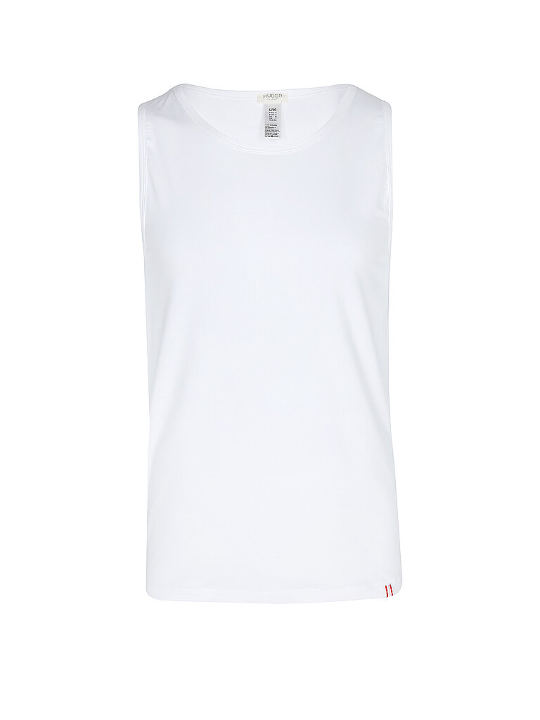 HUBER Unterhemd white weiss | M – HUBER