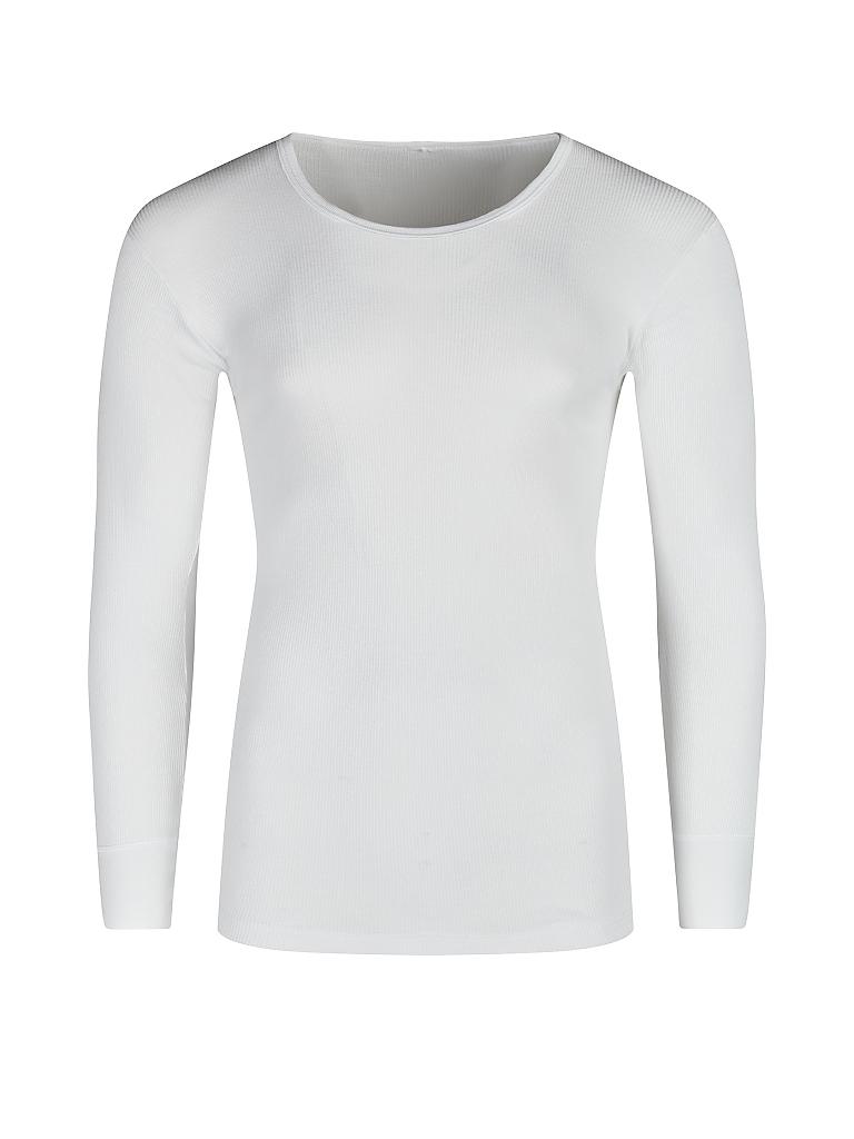 HUBER | Langarmshirt "De Luxe" (Weiß) | weiß