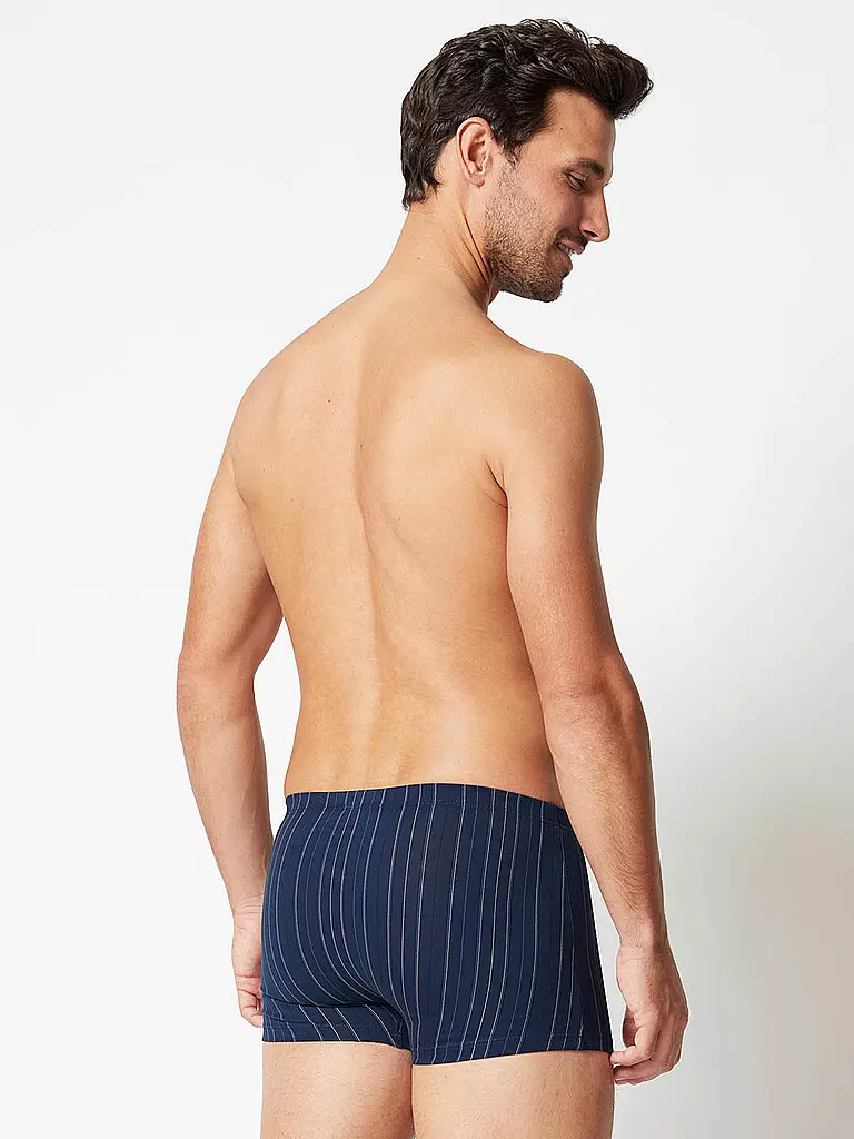 HUBER | Pants 2-er Pkg. dress blue stripe | blau