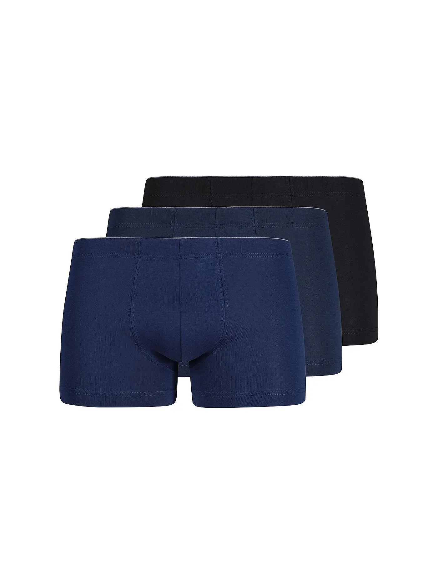 HUBER | Pants 3er Pkg  Just Comfort white | blau