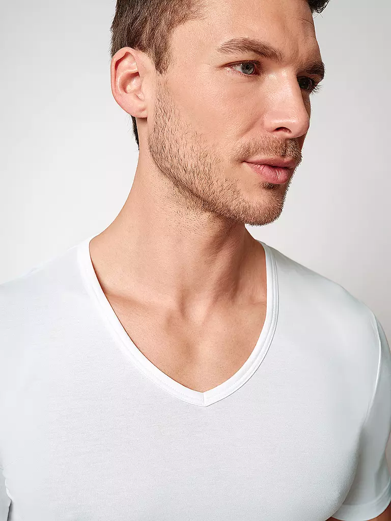HUBER | T-Shirt  | weiss