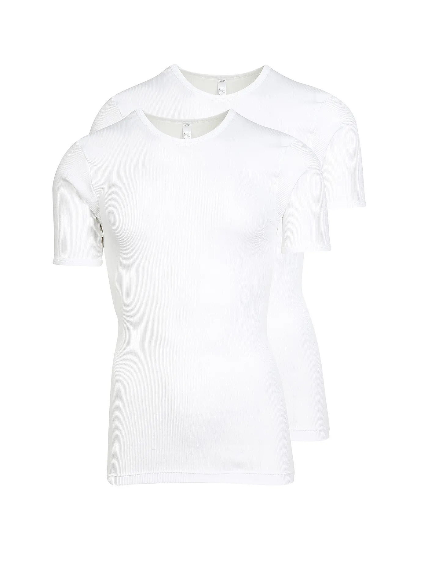 HUBER | T-Shirt 2-er Pkg. | weiss