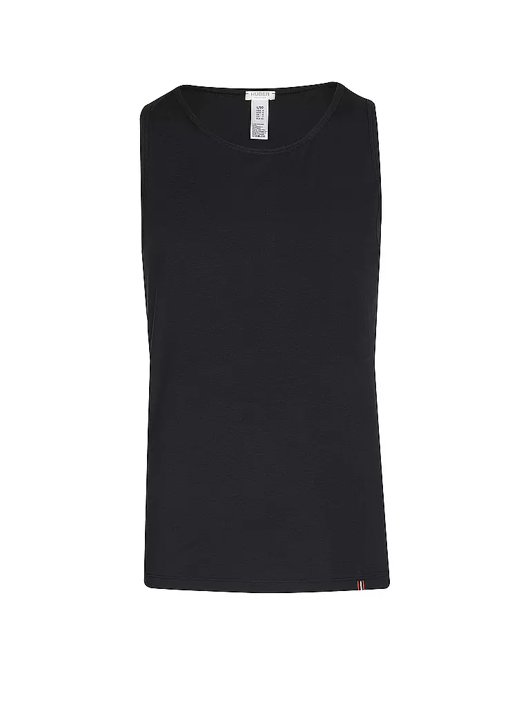 HUBER | Unterhemd black | schwarz