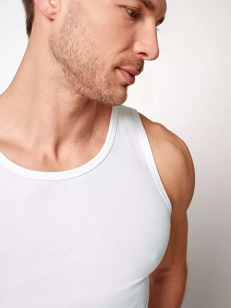HUBER | Unterhemd white | weiss