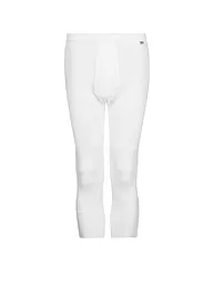 HUBER | Unterhose 3/4 mit Eingriff "Comfort" (Marine) | weiss