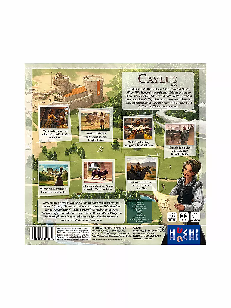 HUCH | Brettspiel - Caylus 1303 | keine Farbe