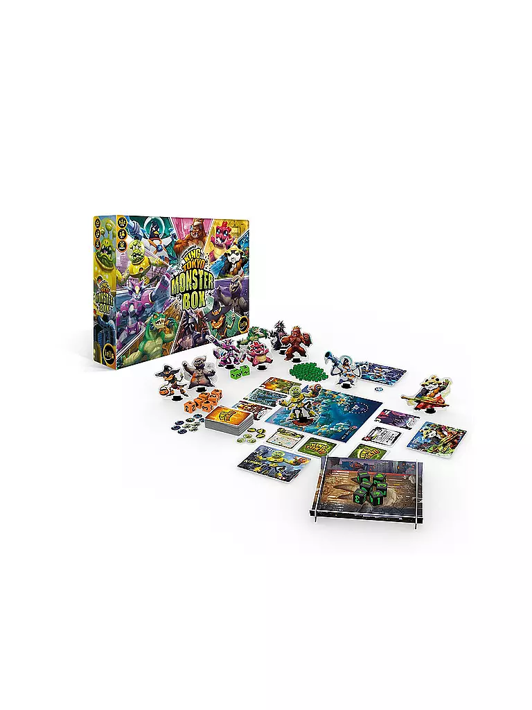HUCH | Brettspiel - King of Tokyo - Monsterbox | keine Farbe