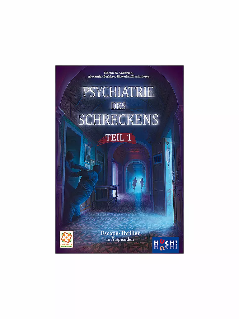 HUCH | Brettspiel - Psychiatrie des Schreckens Teil 1 | keine Farbe