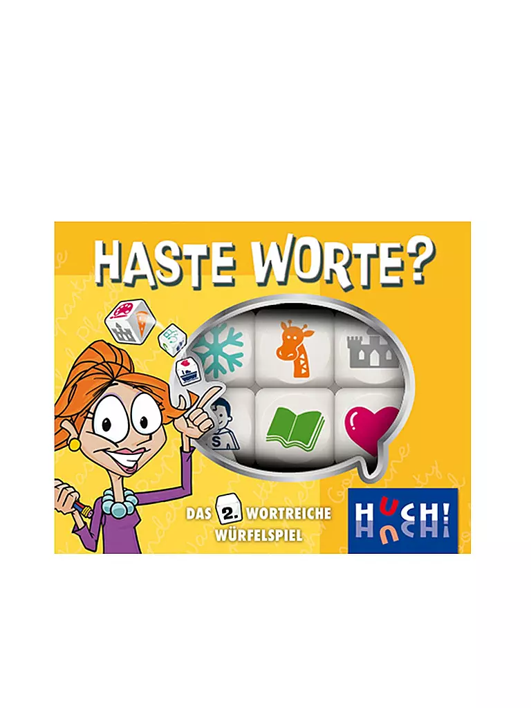 HUCH | Haste Worte - Das 2. wortreiche Würfelspiel | keine Farbe