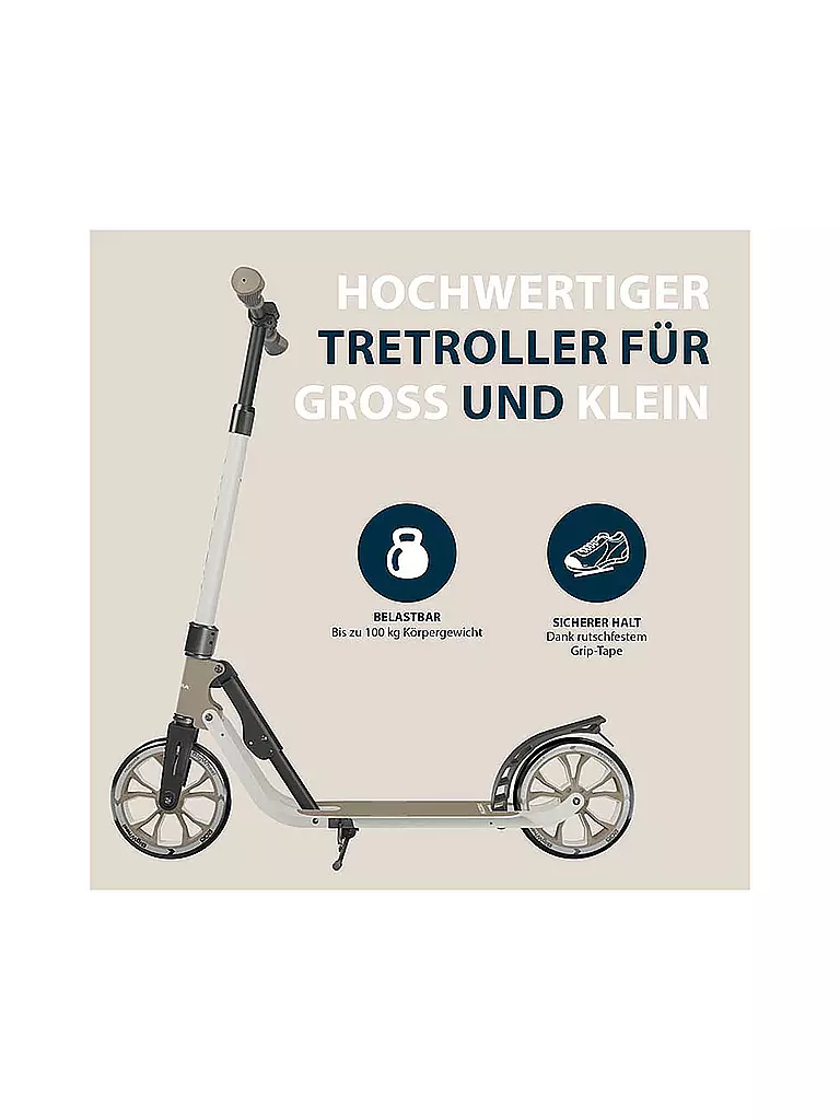 HUDORA | BigWheel® 205 Advanced ivory | keine Farbe