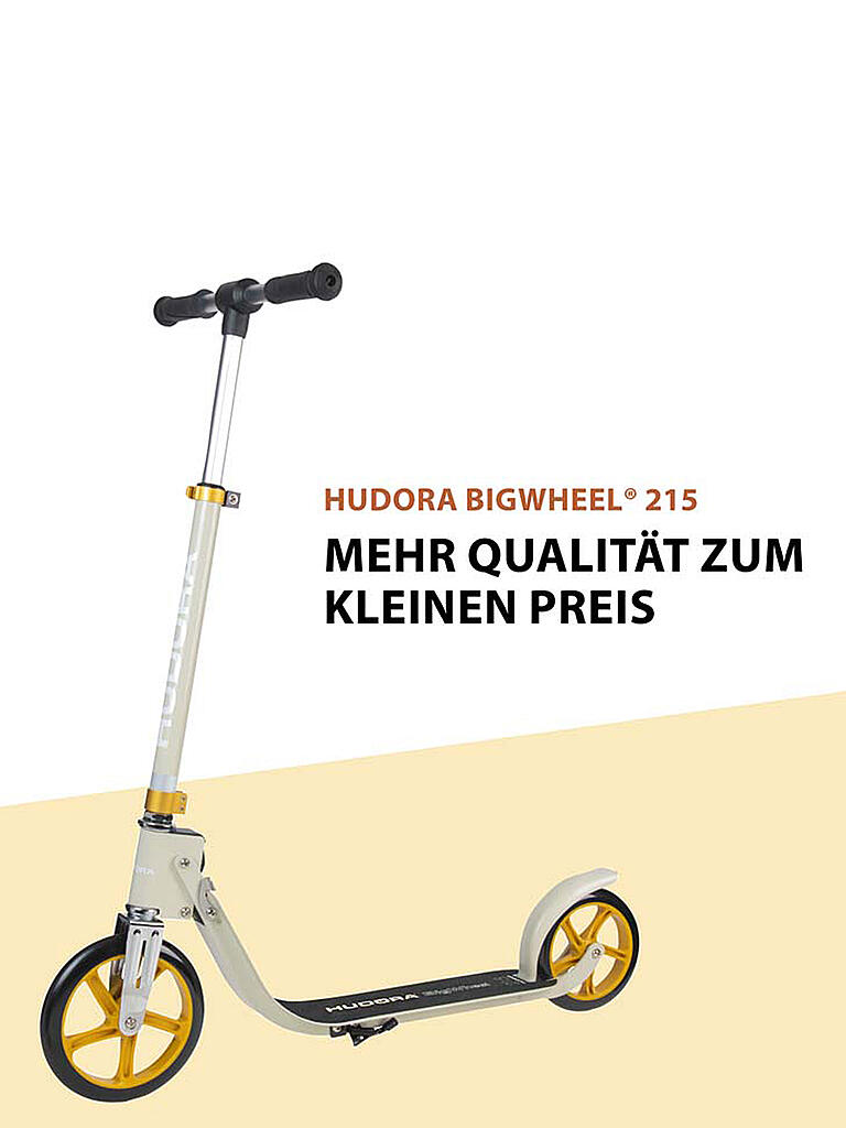 HUDORA | Roller BigWheel® 215 Scooter Sand | gold