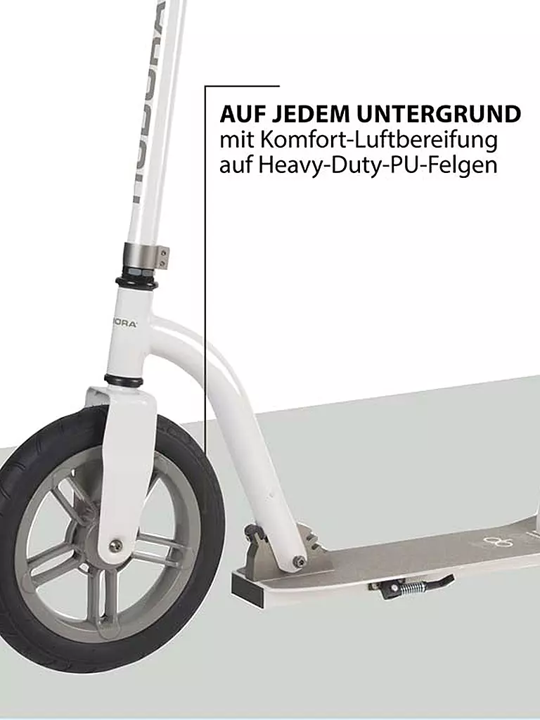 HUDORA | Roller BigWheel® Air All Paths 280 Ivory | weiss