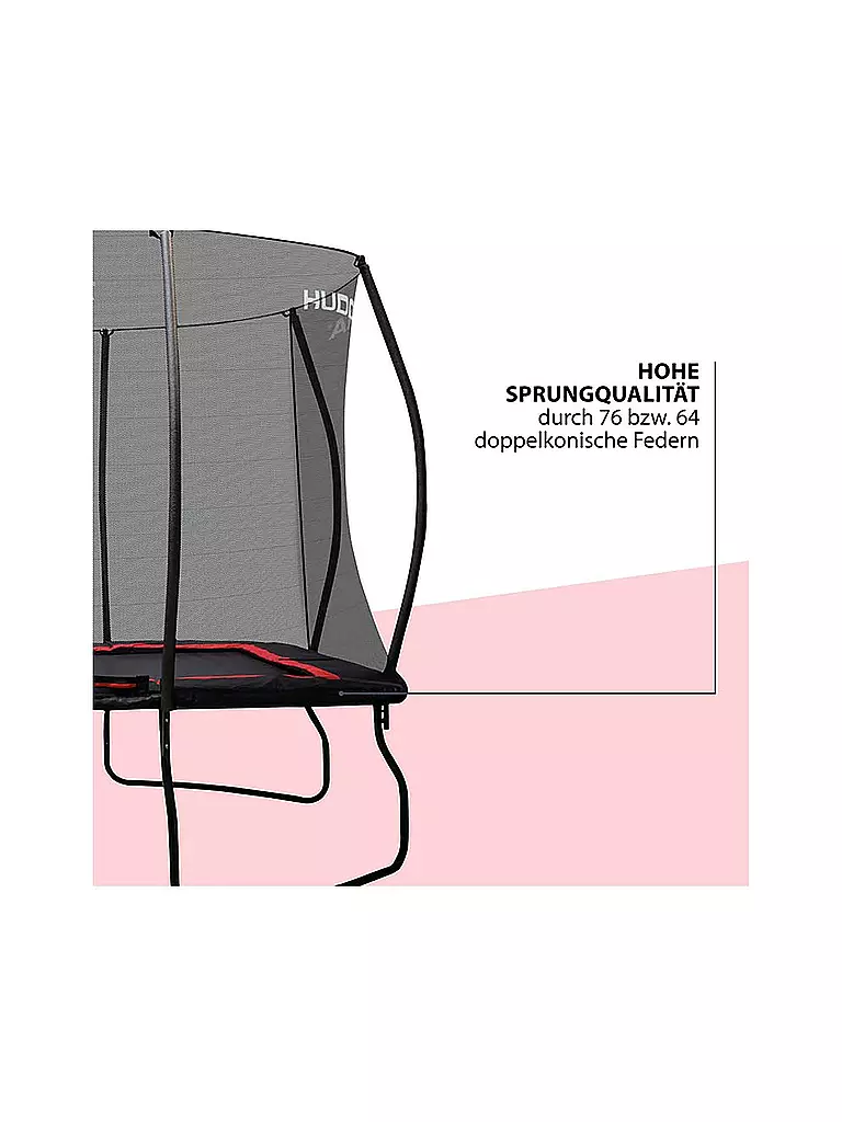 HUDORA | Trampolin 4square 244 x 366 cm | keine Farbe