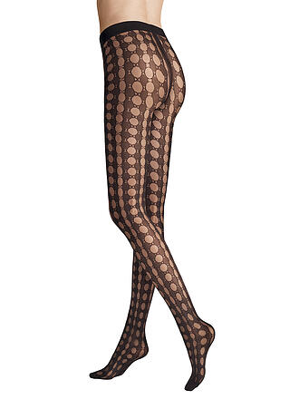 HUDSON | Modestrumpfhose CRAZY DOTS 40DEN black