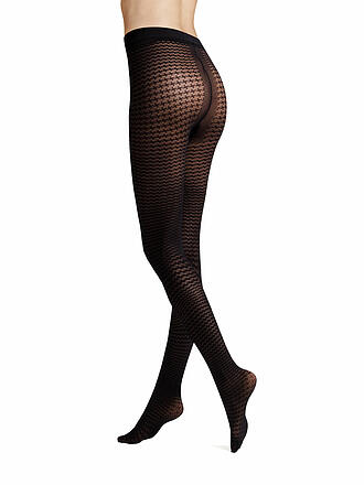 HUDSON | Modestrumpfhose EARTHY CHECK black