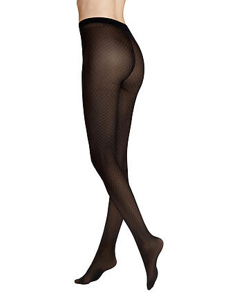 HUDSON | Modestrumpfhose COZY DIAMOND 40DEN black