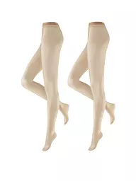 HUDSON | Strumpfhose 2er Pkg. SIMPLY SINE 15 DEN cashmere | beige