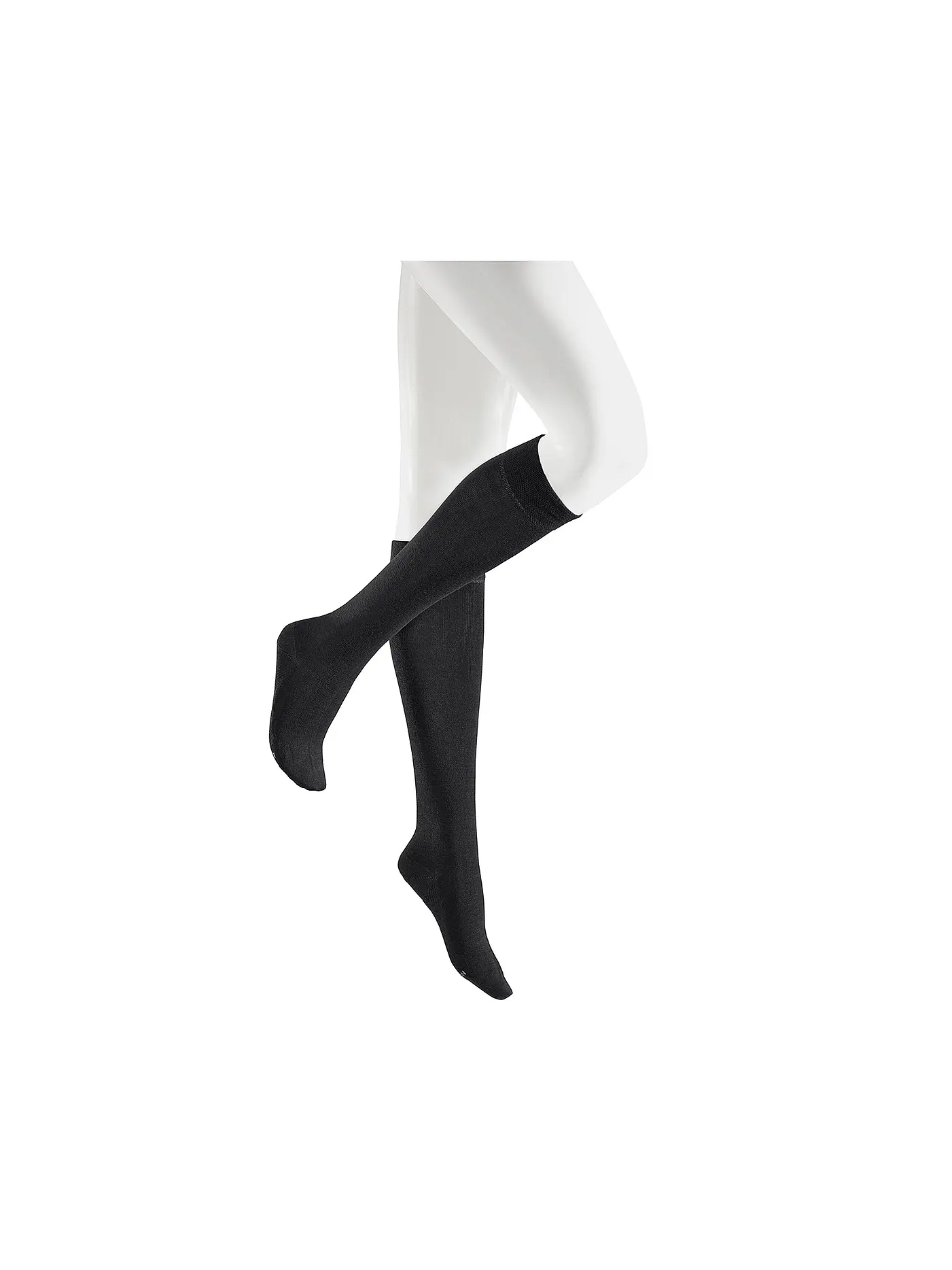 HUDSON | Stutzen RELAX COTTON Beigemel  | schwarz