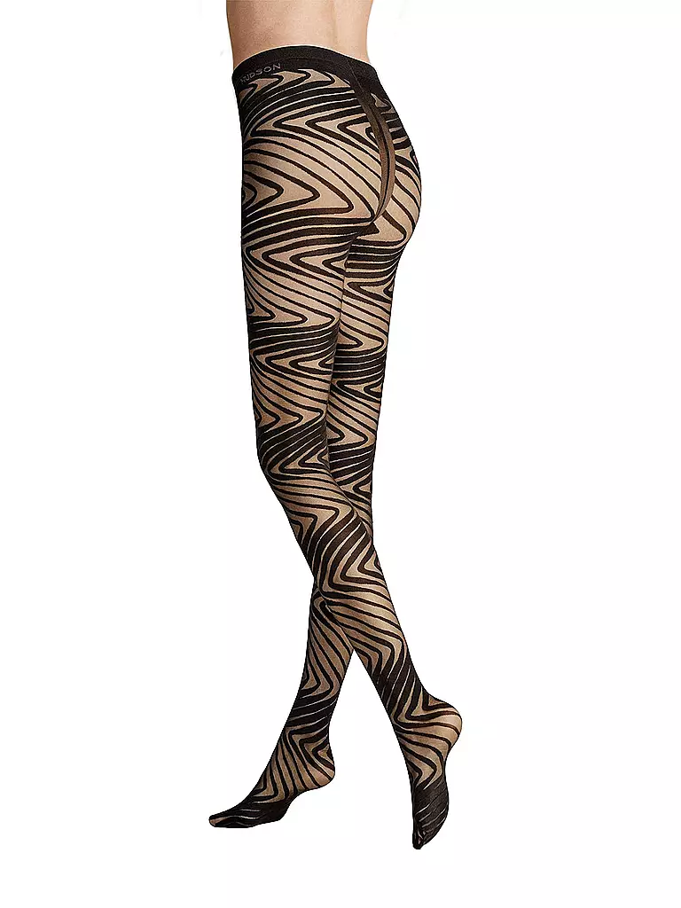 HUDSON | Modestrumpfhose KINK black  | schwarz