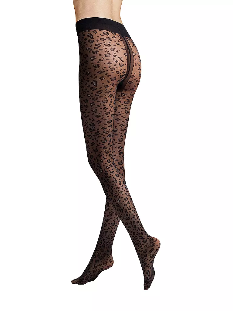 HUDSON | Modestrumpfhose SPARKLY LEO | schwarz