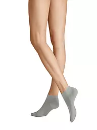 HUDSON | Sneaker Socken RELAX FINE Silber  | hellgrau