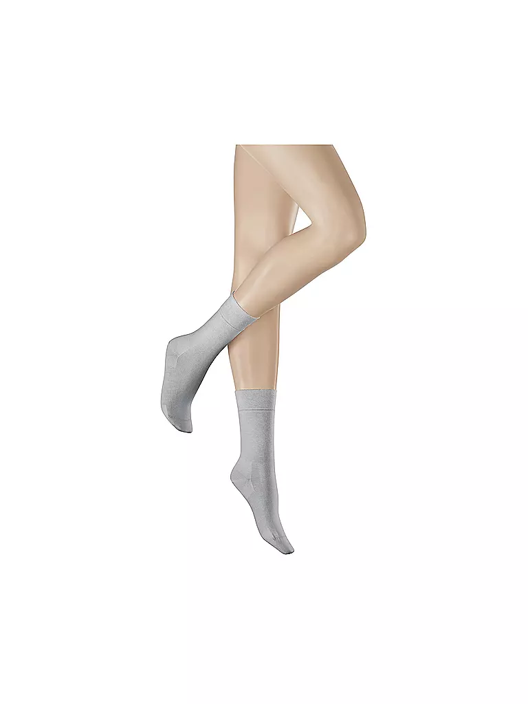 HUDSON | Socken silber | grau