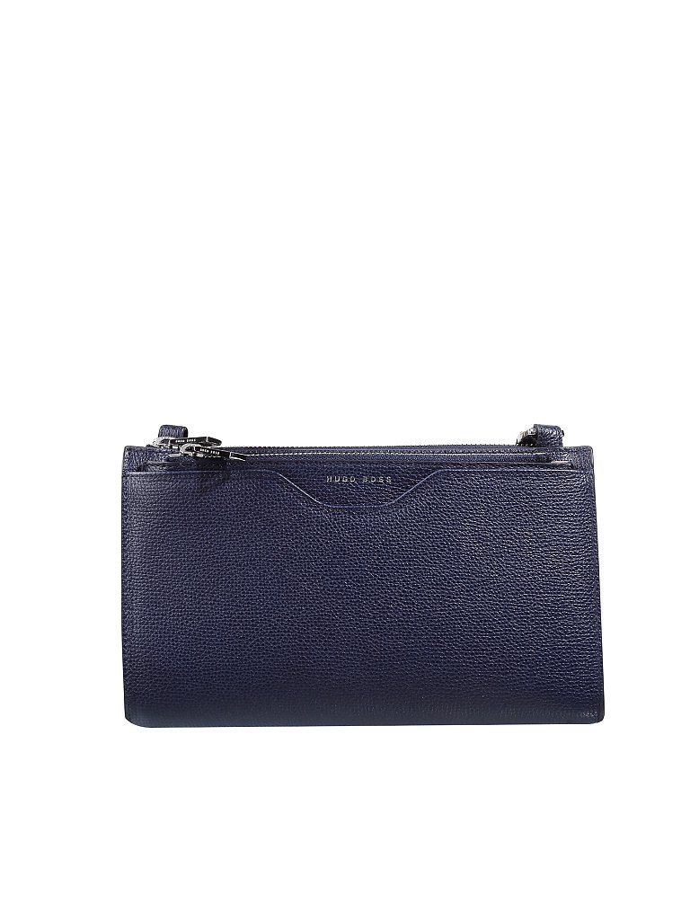 HUGO BOSS Ledertasche - Crossbody/Clutch Taylor blau