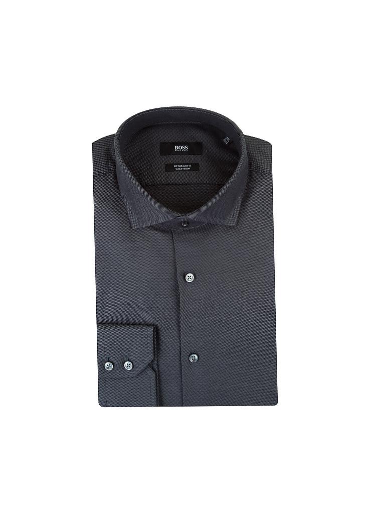 HUGO BOSS | Hemd Regular-Fit "Gordon" | grau