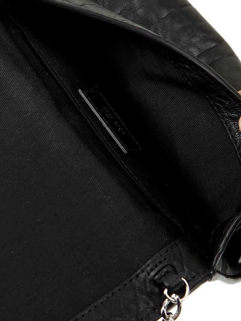 HUGO BOSS | Ledertasche - Schultertasche "Teresa" | schwarz