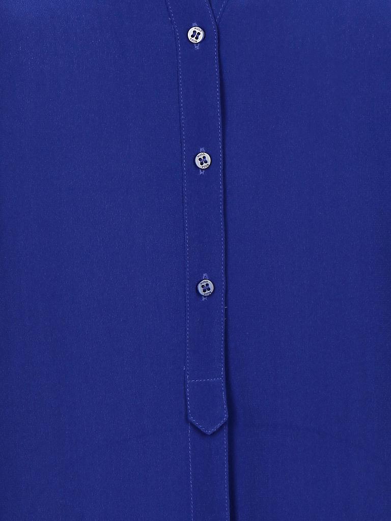 HUGO BOSS | Seiden-Bluse | blau