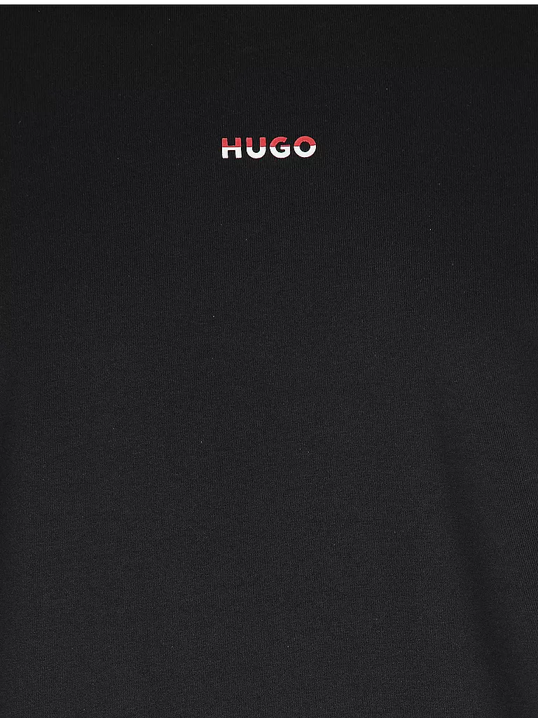 HUGO |  Loungewear Shirt SPLIT | schwarz