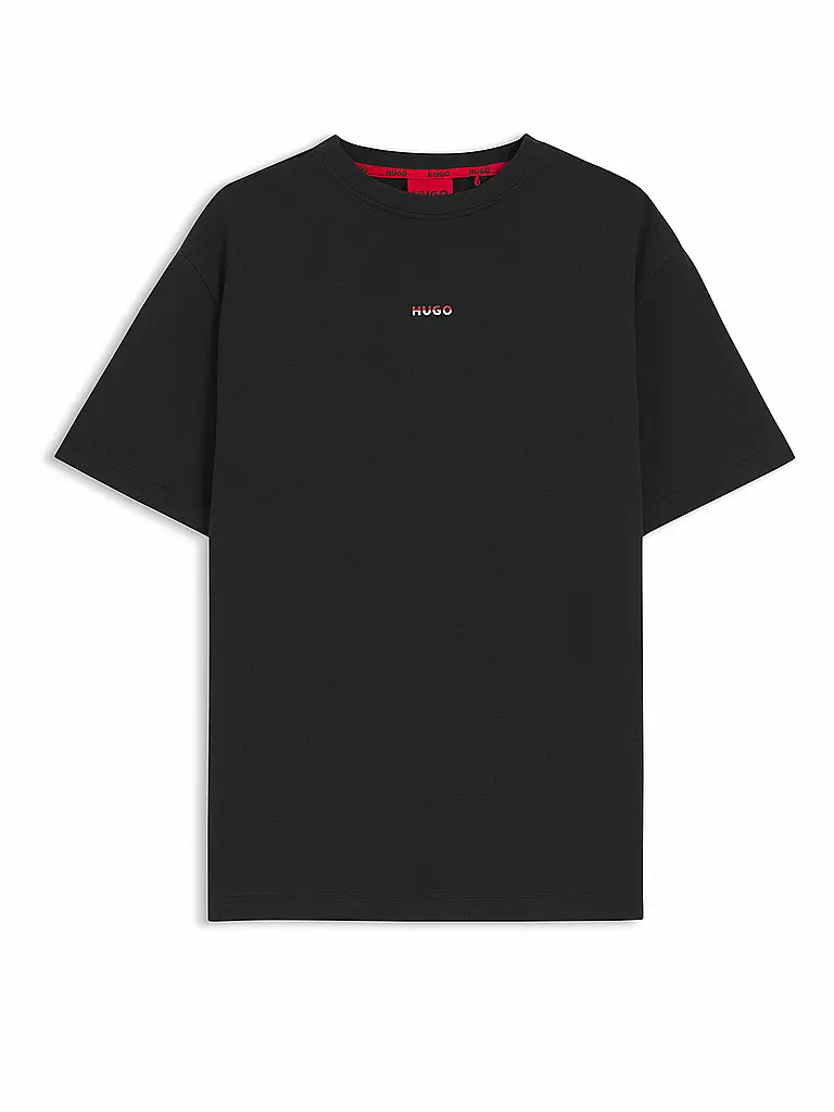 HUGO |  Loungewear Shirt SPLIT | schwarz