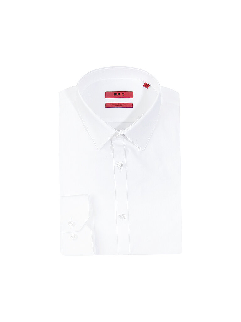 HUGO Hemd Super-Slim-Fit Enin weiß | 37