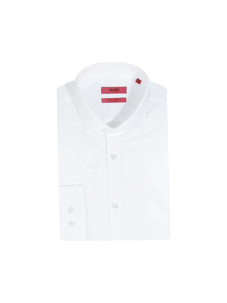 HUGO Hemd Extra -Slim-Fit Erondo weiß | 37
