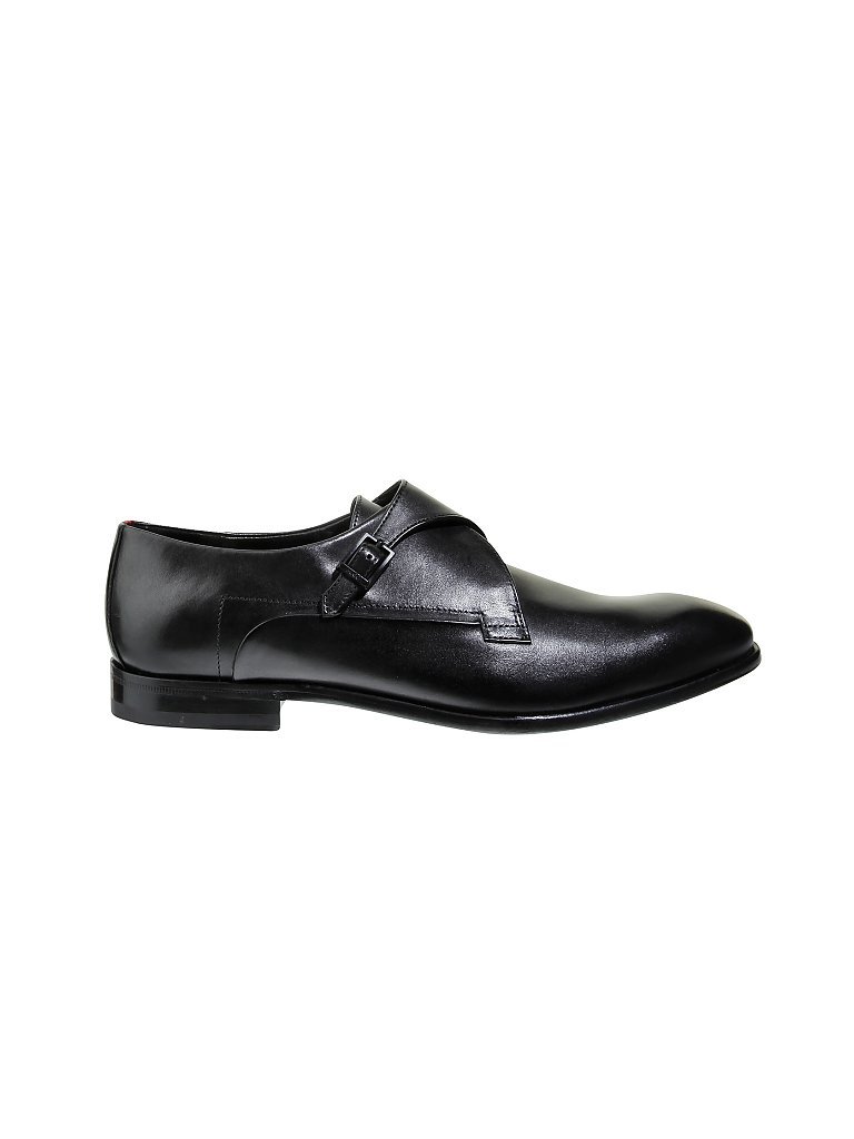 HUGO Lederschuhe Monk schwarz | 41 1/2