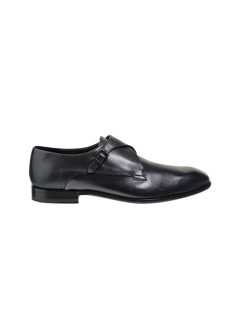 HUGO Lederschuhe Monk blau | 41 1/2