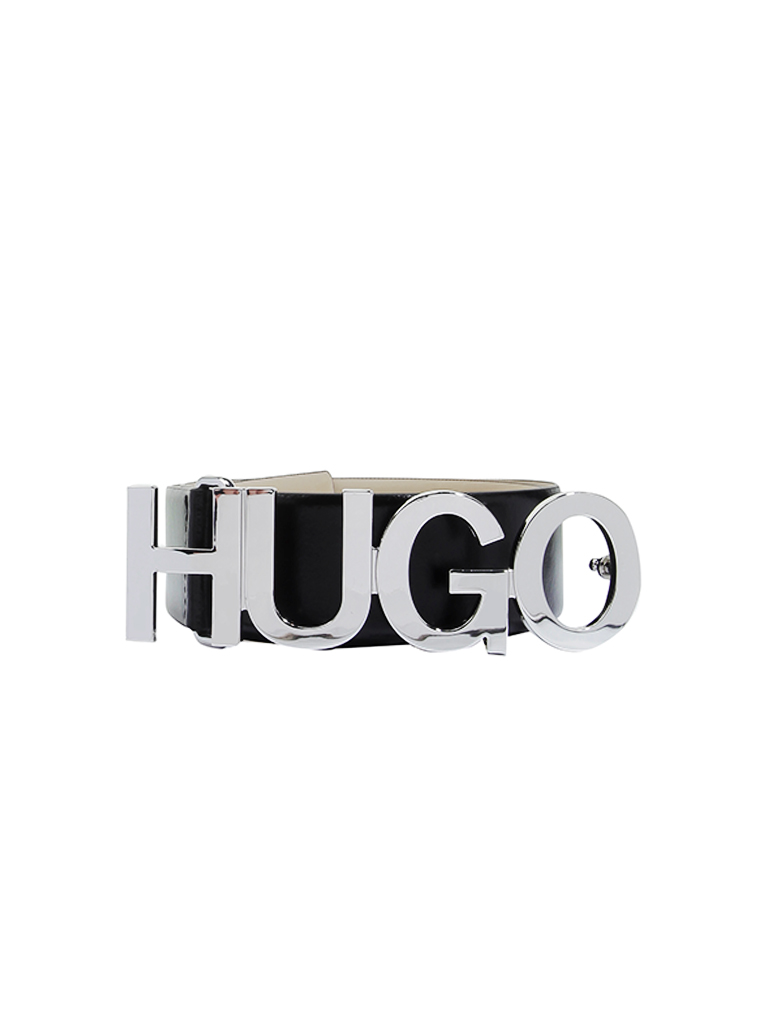 HUGO Ledergürtel Zula schwarz | 75