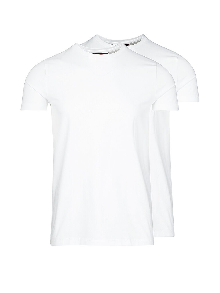 T-Shirt mit Logo-Print im 2er-Pack Modell HUGO-Round