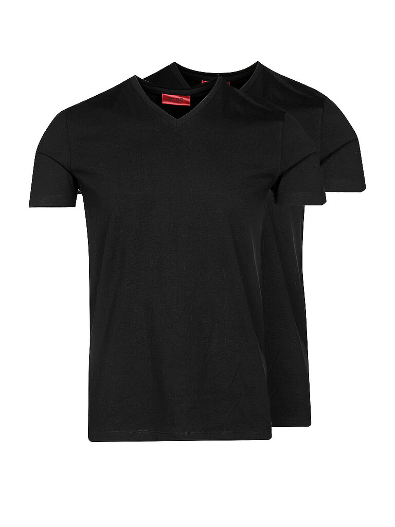 T-Shirt mit Logo-Print im 2er-Pack Modell HUGO-V