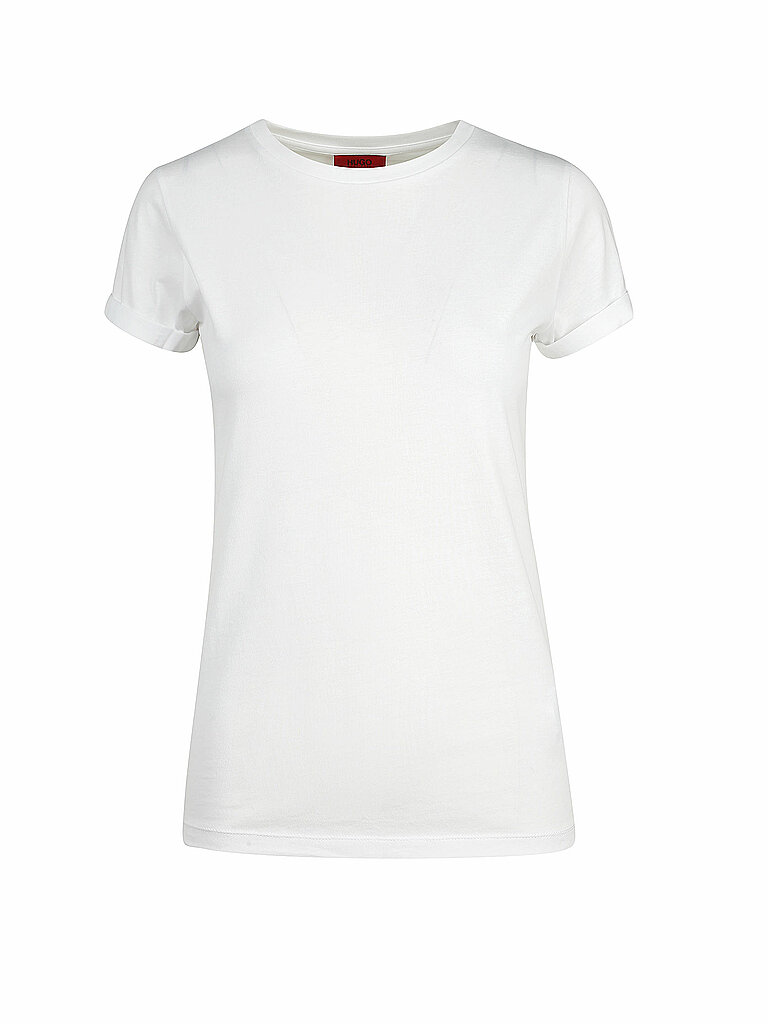 T-Shirt Damen Baumwolle weiß