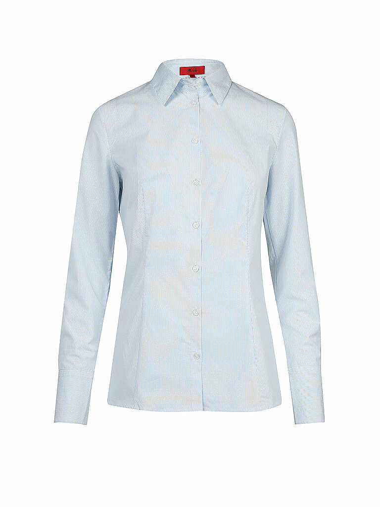 HUGO Bluse Slim-Fit blau | 32