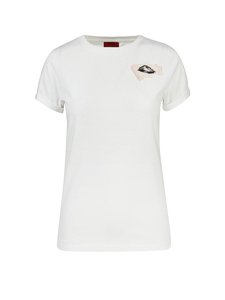 HUGO T-Shirt Denna weiß | M