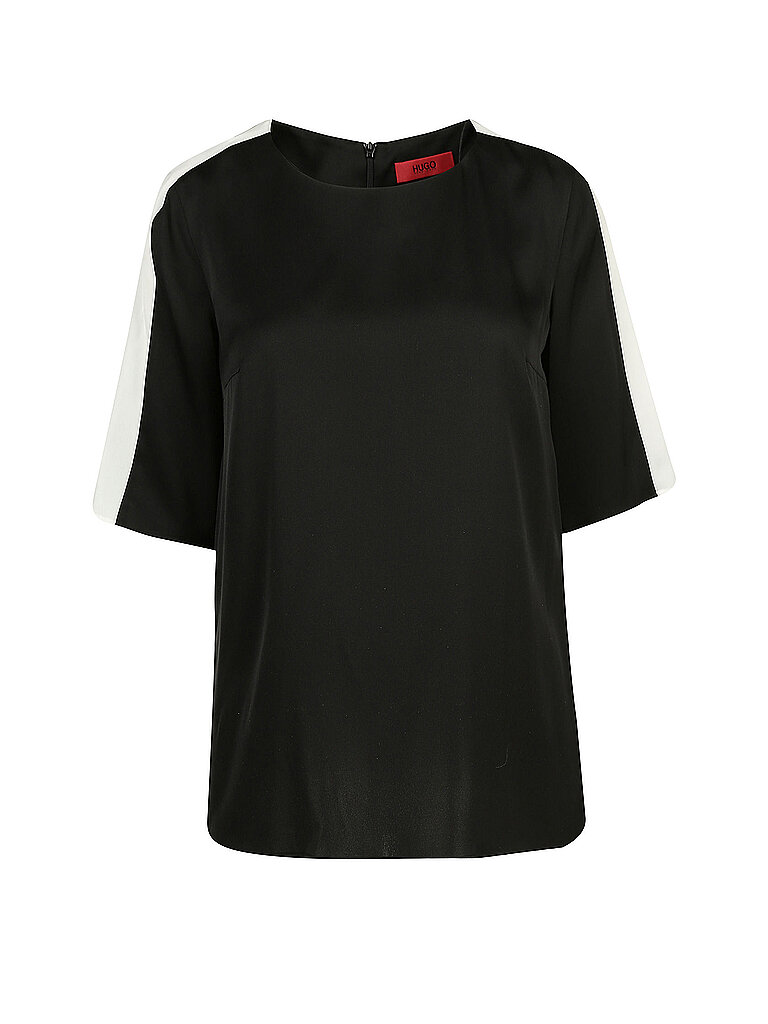 HUGO Seidenshirt Conari schwarz | 34