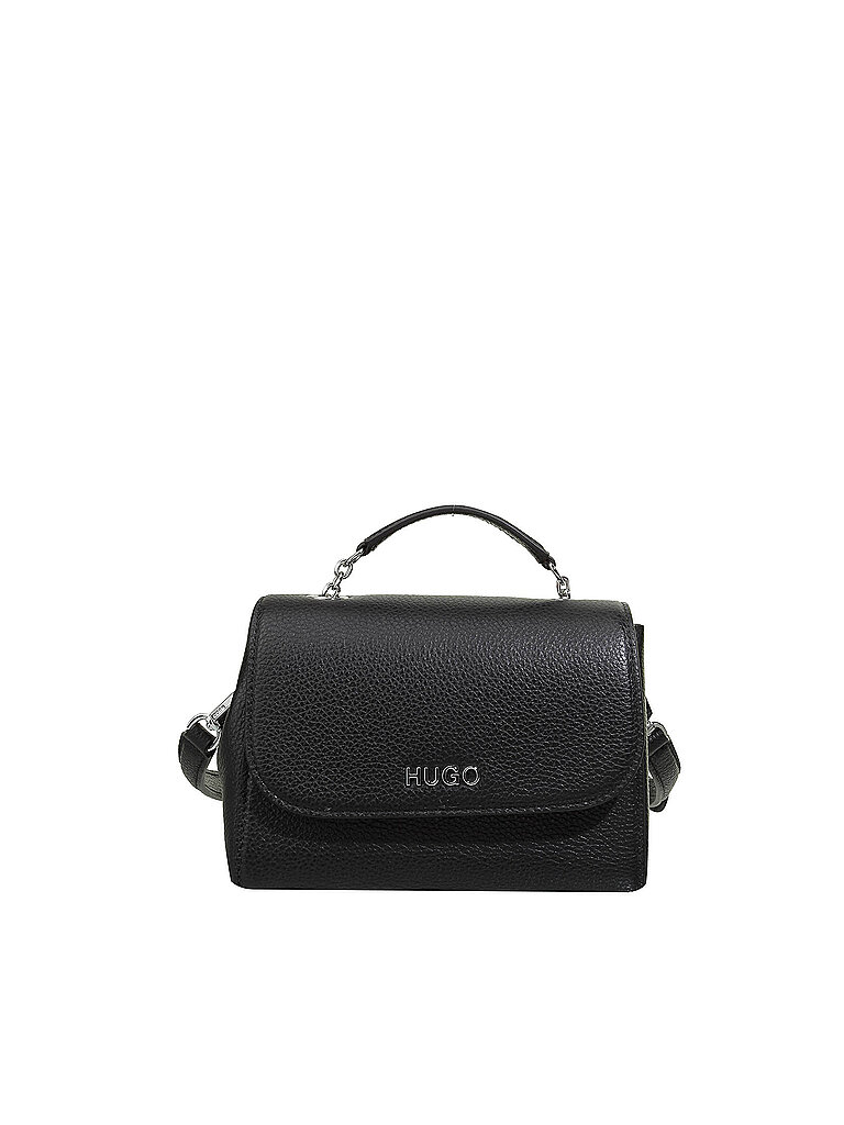 HUGO Ledertasche - Minibag Victoria schwarz