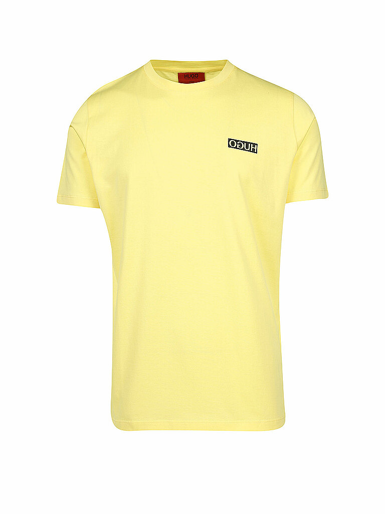 HUGO T-Shirt gelb | L